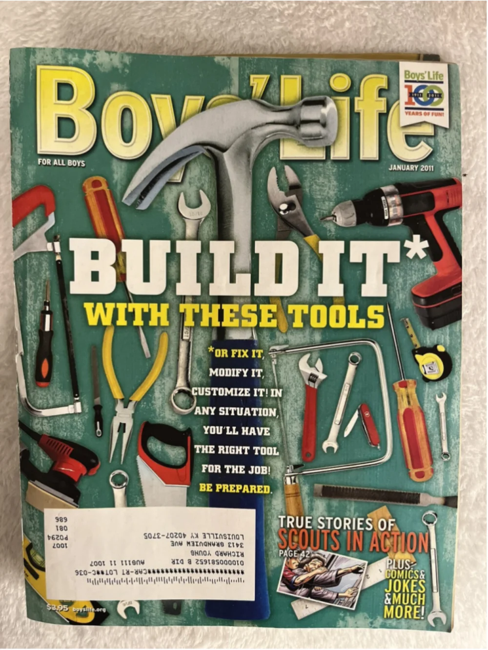 Boy’s Life Magazine -January 2011-Build It With These Tools SEE ALL